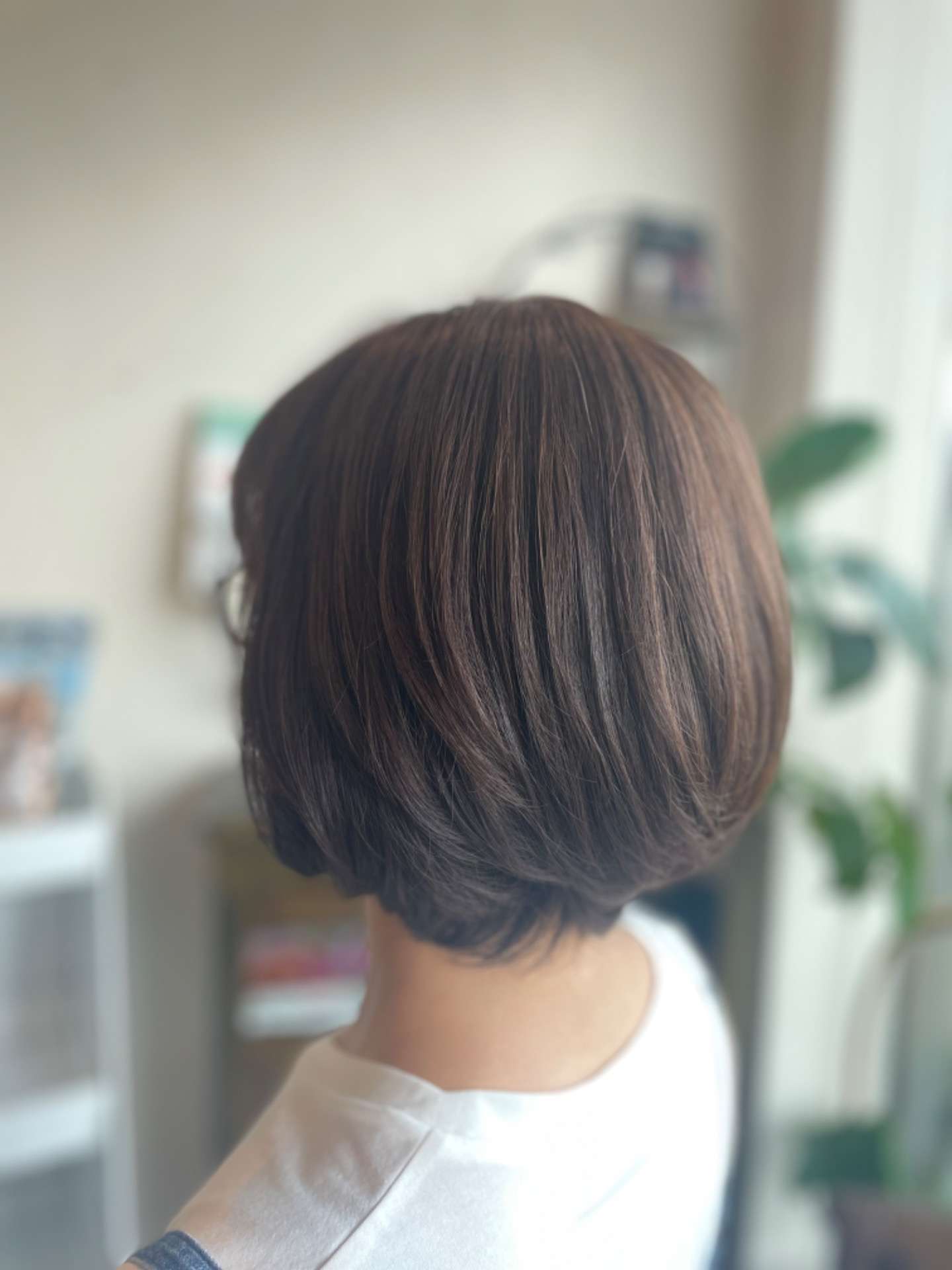 重めショートボブ